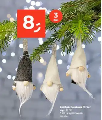 Dealz Bombki choinkowe Skrzat wys. 10 cm oferta
