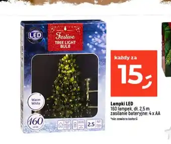 Dealz Lampki LED 160 lampek, dł. 2,5 m zasilanie bateryjne: 4 x AA oferta