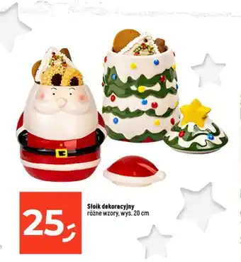 Dealz Słoik dekoracyjny różne wzory, wys. 20 cm oferta