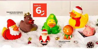 Dealz Gumowa kaczka świąteczna różne wzory, wys. 15 cm oferta