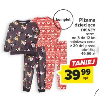 Carrefour Piżama dziecięca oferta
