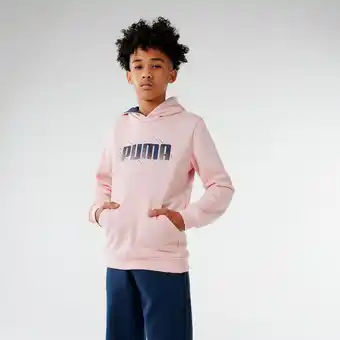 Decathlon Bluza dziecięca puma z kapturem oferta