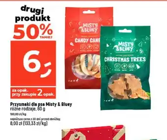 Dealz Przysmaki dla psa Misty & Bluey różne rodzaje, 60 g oferta