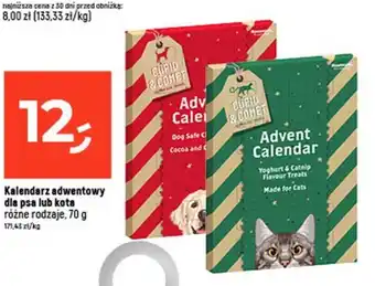 Dealz Kalendarz adwentowy dla psa lub kota różne rodzaje, 70 g oferta