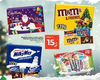 Dealz Mieszanka słodyczy Cadbury, M&M's, każdy za Milkyway lub Smarties & Milkybar 122-145g oferta