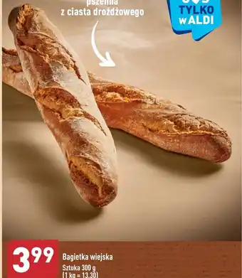 ALDI Bagietka wiejska Sztuka 300 g oferta