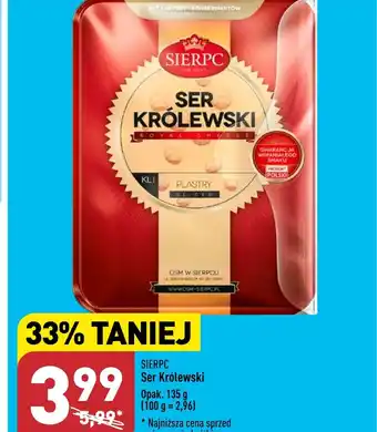 ALDI SIERPC Ser Królewski 135g oferta