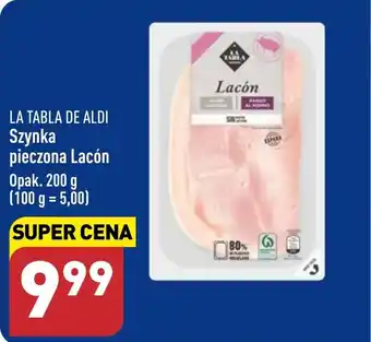 ALDI LA TABLA DE ALDI Szynka pieczona Lacón 200 g oferta