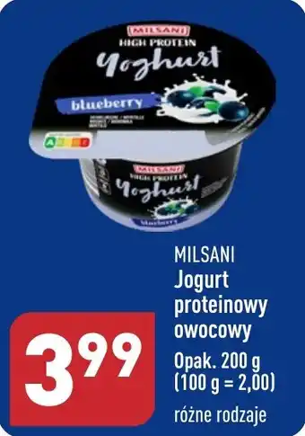 ALDI MILSANI Jogurt proteinowy owocowy 200 g oferta
