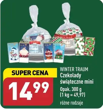 ALDI WINTER TRAUM Czekolady świąteczne mini 300 g oferta
