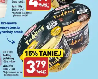 ALDI RIO D'ORO Pudding proteinowy 200 g oferta