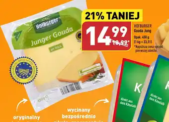 ALDI HOFBURGER Gouda Jung 450 g oferta