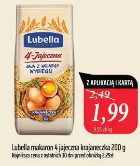 Społem Lubella 4-jajeczna makaron krajaneczka 200 g oferta