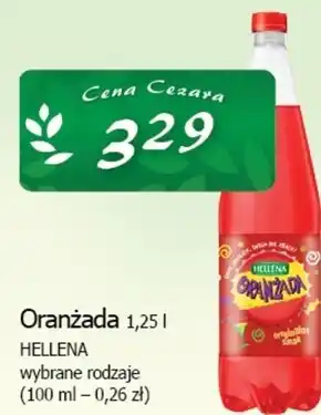 Cezar Delikatesy Hellena oranżada czerwona 1,25 l oferta