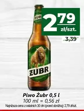 Społem Żubr piwo jasne 500 ml oferta