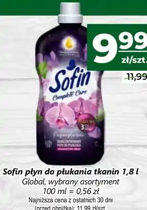 Społem Sofin complete care perfume pleasure skoncentrowany płyn do płukania 1,8 l (72 prania) oferta