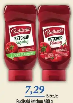 Społem Pudliszki ketchup łagodny 480 g oferta