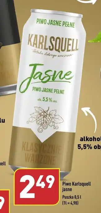 ALDI Piwo Karlsquell jasne 0,5 l oferta
