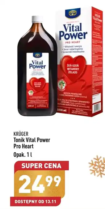 ALDI KRÜGER Tonik Vital Power 1 L oferta