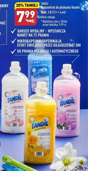 ALDI TANDIL Koncentrat do płukania tkanin 1,8 L oferta