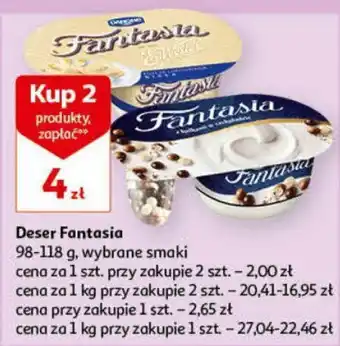 Auchan Deser Fantasia 2 x 98-118 g oferta