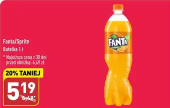 ALDI Fanta/Sprite 1 L oferta