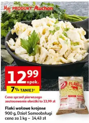 Auchan Flaki wołowe oferta