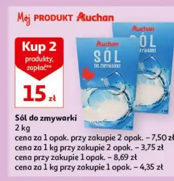 Auchan Sól do zmywarki oferta