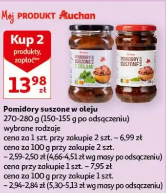Auchan Pomidory suszone oferta