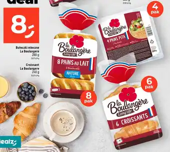 Dealz Bułeczki mleczne La Boulangere 280 g / Croissant La Boulangere 240 g oferta