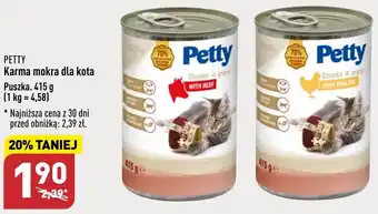 ALDI PETTY Karma mokra dla kota 415 g oferta