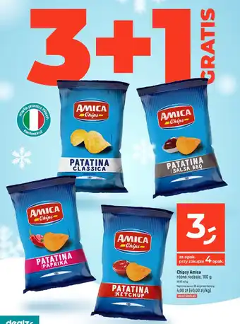 Dealz Chipsy Amica, 100 g oferta