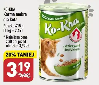 ALDI KO-KRA Karma mokra dla kota 415 g oferta