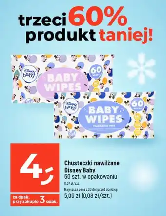 Dealz Chusteczki nawilżane Disney Baby 60 szt. oferta