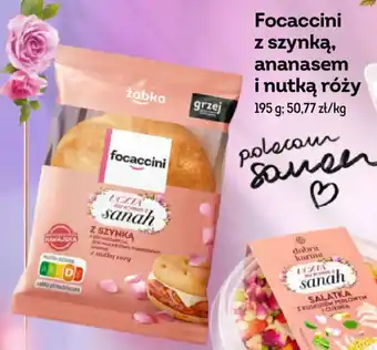 Żabka Focaccini z szynką, ananasem i nutką róży 195 g oferta