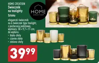 ALDI HOME CREATION Świecznik na tealighty oferta