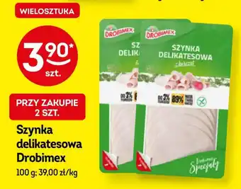 Żabka Szynka delikatesowa Drobimex 100 g oferta