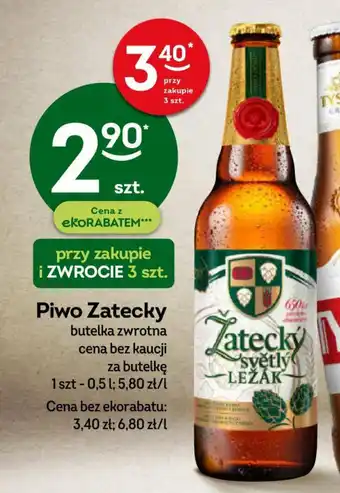 Żabka Piwo Zatecky 0,5 l oferta