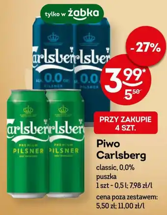 Żabka Piwo Carlsberg 0,5 l oferta