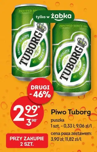 Piwo Tuborg 0,33 l