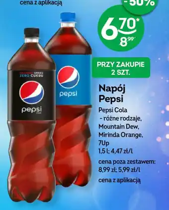 Żabka Napój Pepsi 1,5 l oferta