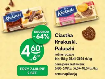 Żabka Ciastka Krakuski Paluszki 144-181 g oferta