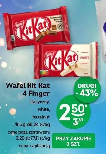 Żabka Wafel Kit Kat 4 Finger 41,5 g oferta
