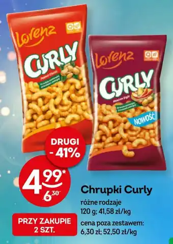 Żabka Chrupki Curly 120 g oferta