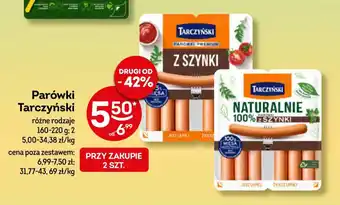 Żabka Parówki Tarczyński 160-220 g oferta