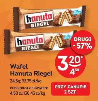 Żabka Wafel Hanuta Riegel 34,5 g oferta