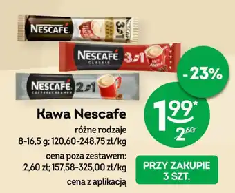 Żabka Kawa Nescafe 8-16,5 g oferta