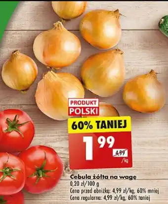 Biedronka Cebula żółta 1kg oferta