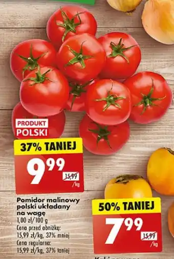 Biedronka Pomidor malinowy polski układany 1kg oferta