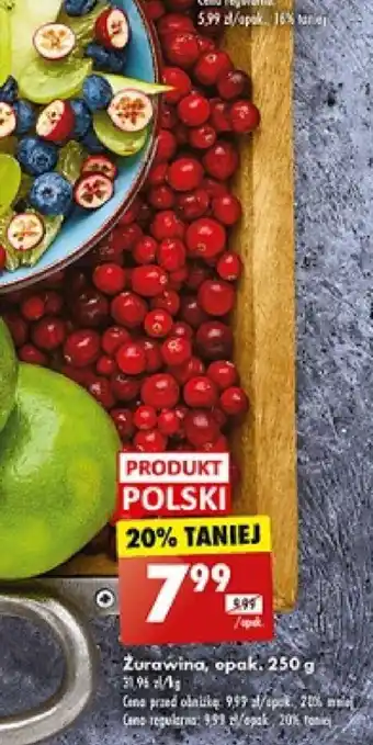 Biedronka Żurawina 250 g oferta